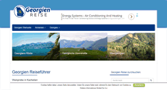 Desktop Screenshot of georgien-reise.de