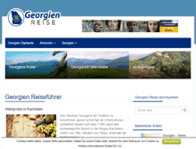 Tablet Screenshot of georgien-reise.de